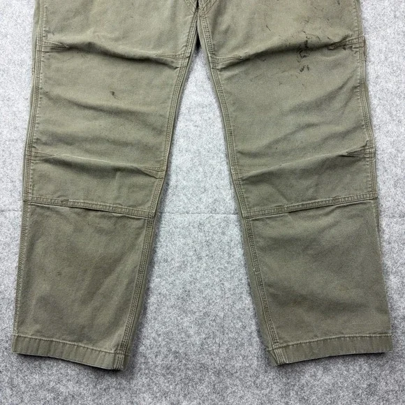 Carhartt Pants Mens 38x30 Gray Rugged Flex Double Front Utility Canvas Work - Picture 6 of 13